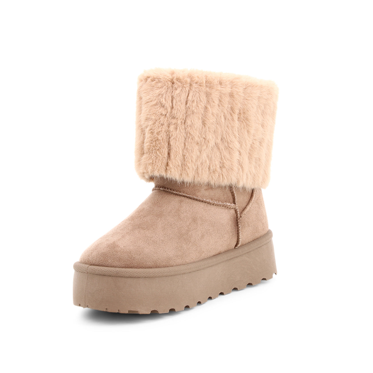 BOOTS FOURREES YETTA BEIGE - André