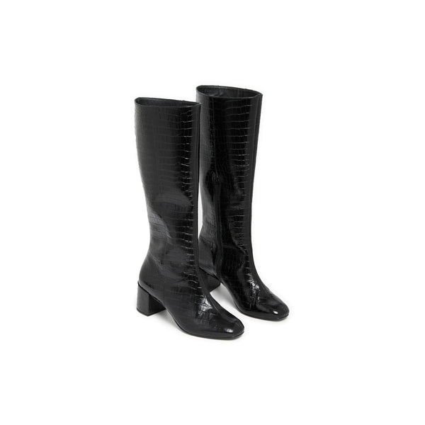 LEZIA NOIR CROCO