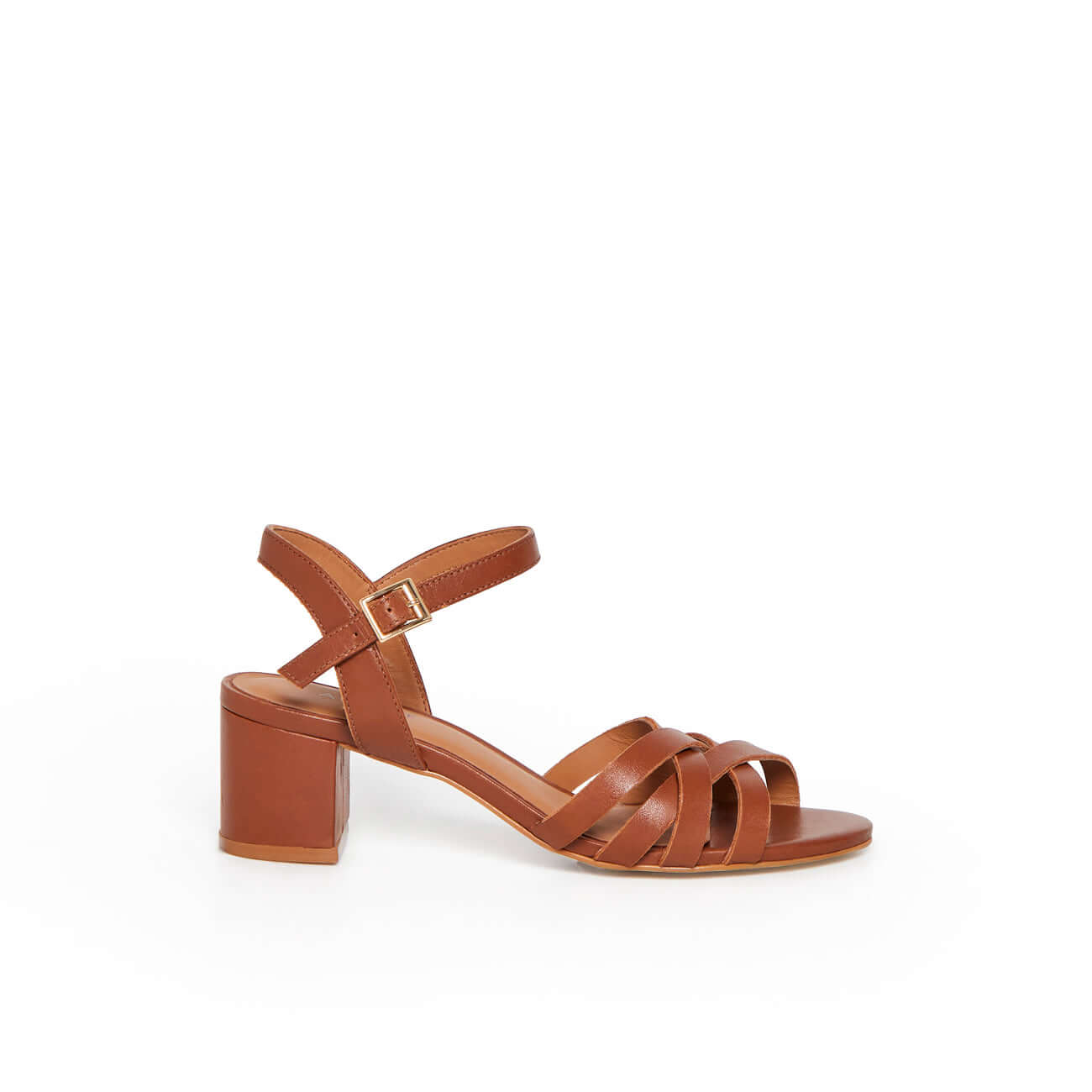 SANDALE GARDENIA COGNAC - André