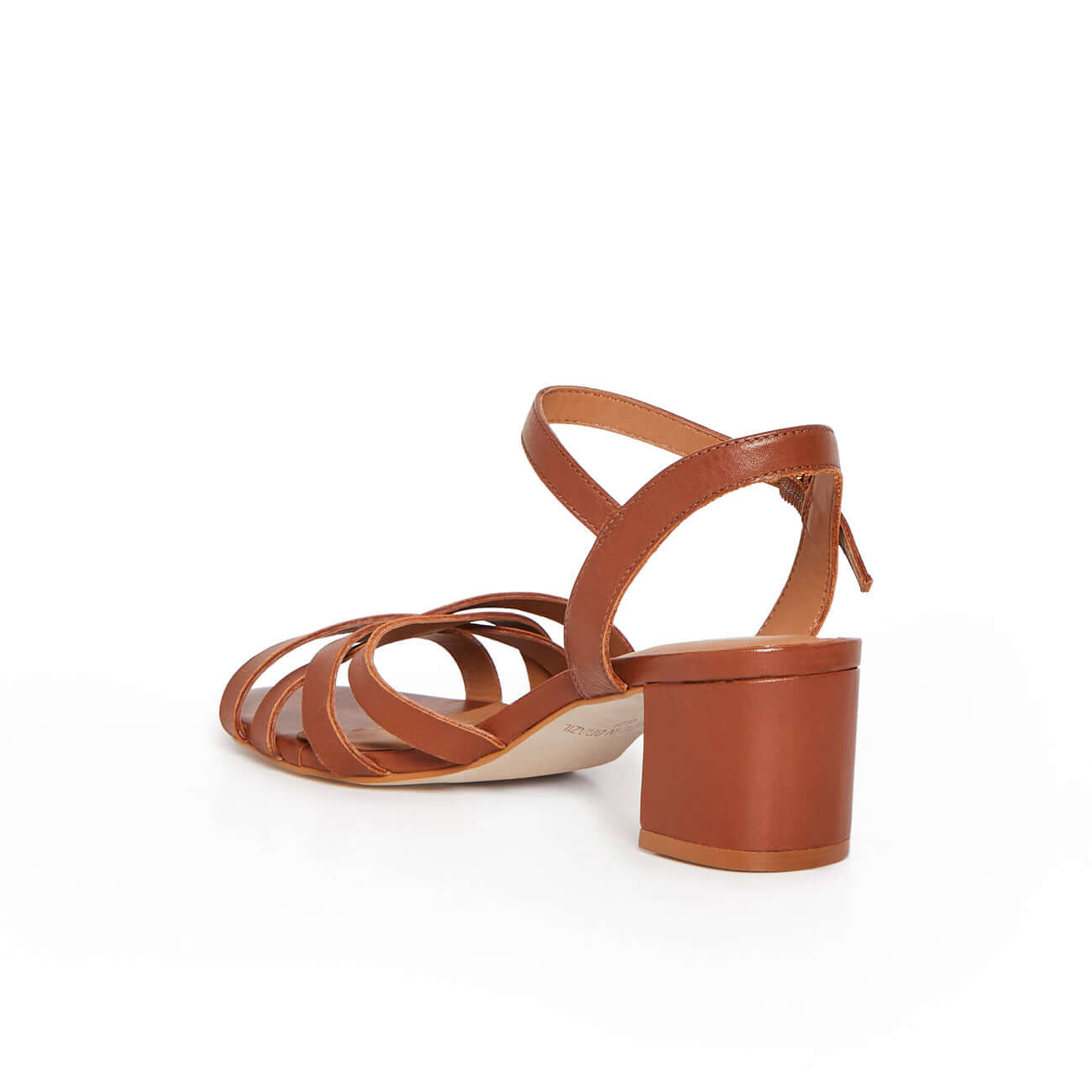 SANDALE GARDENIA COGNAC - André