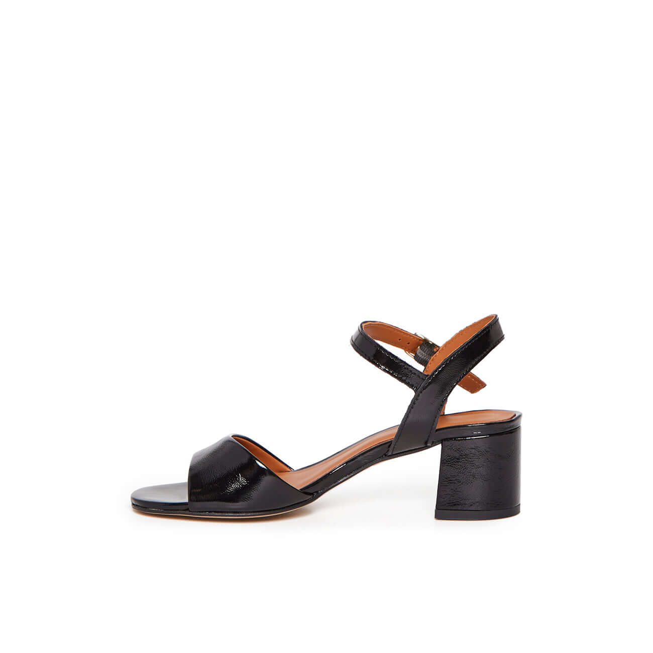SANDALE GALILEE NOIR VERNIS - André
