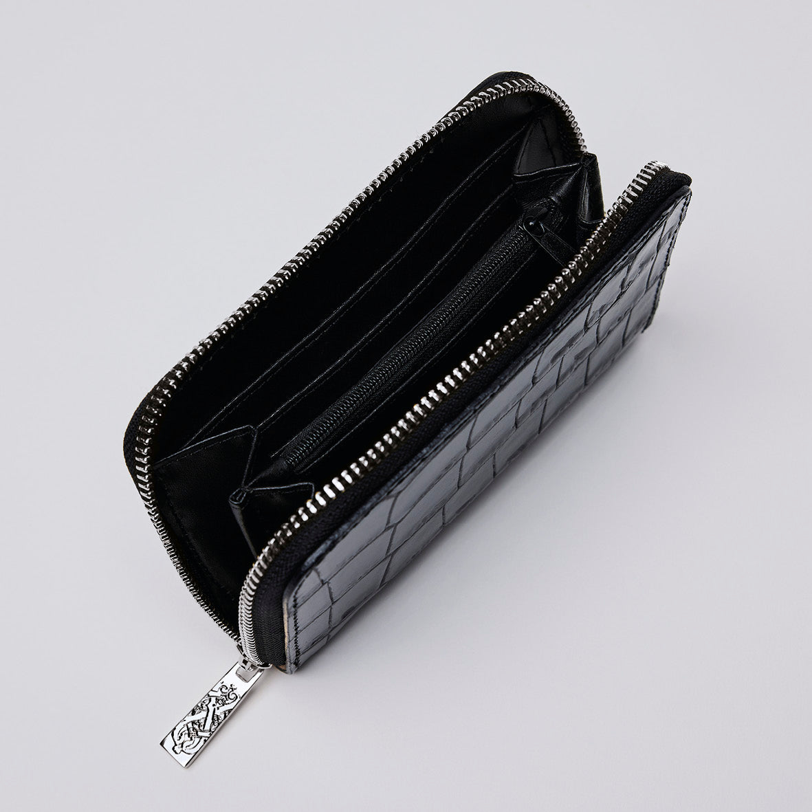 PORTEFEUILLE TUILERIE EN CUIR CROCO - André