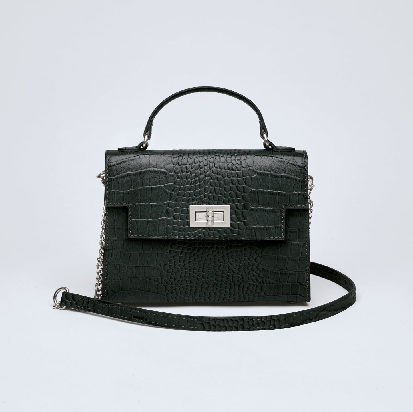 SAC À MAIN MONCEAU CUIR CROCO - André