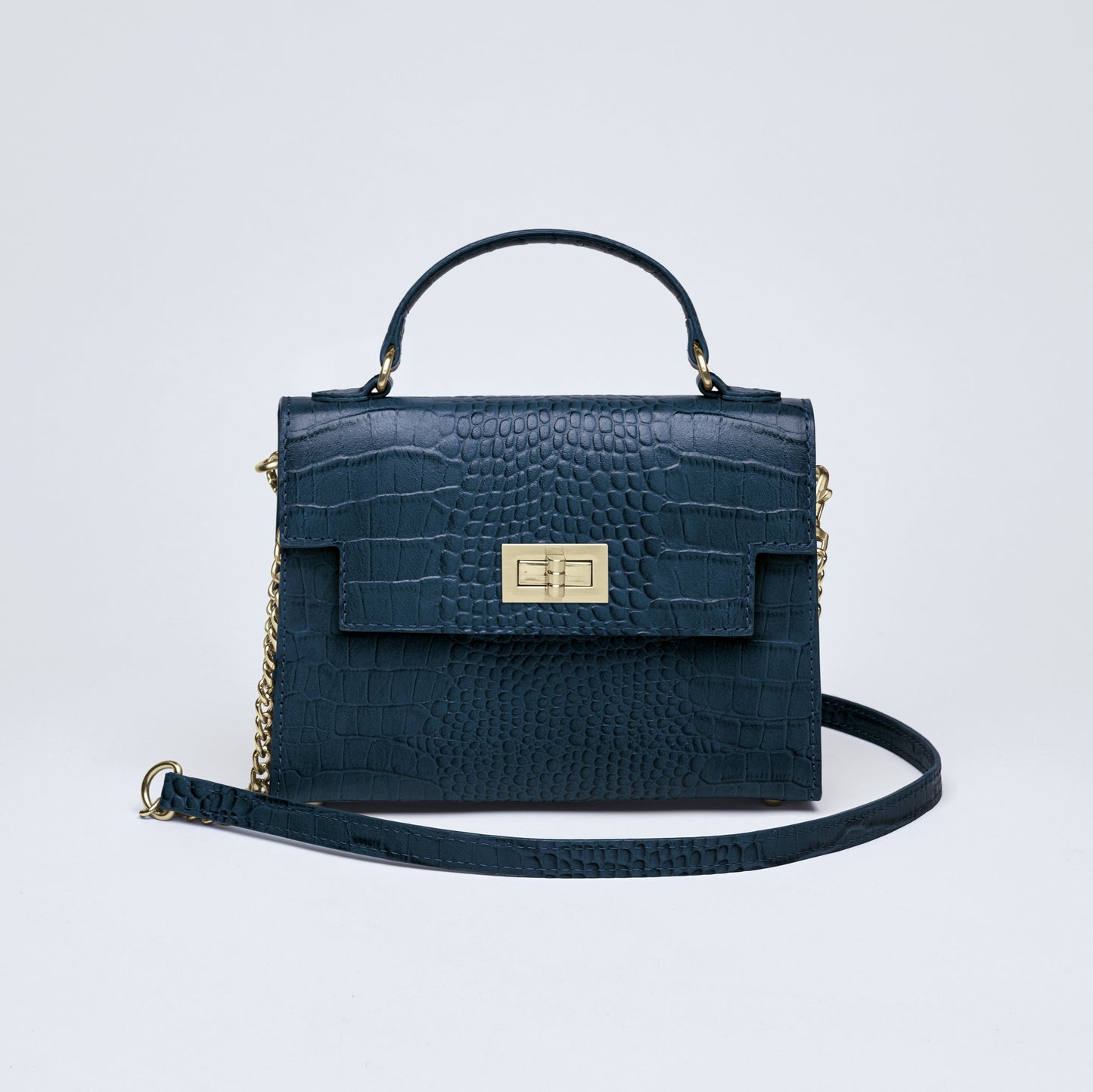 SAC À MAIN MONCEAU CUIR CROCO - André