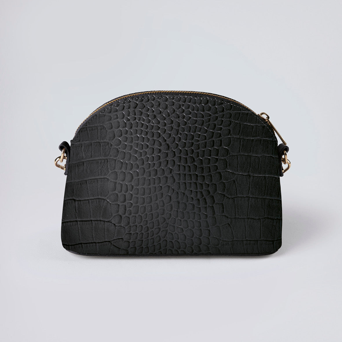 SAC À BANDOULIÈRE MALESHERBES EN CUIR CROCO - André
