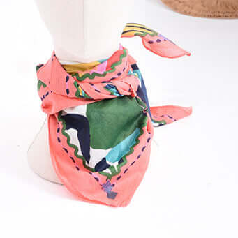 FOULARD EUPHORIA VERT FONCE - André