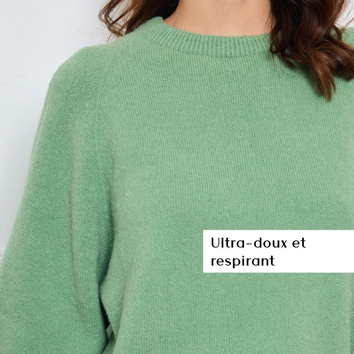 PULL COL ROND AVEC MANCHES 3/4 LOUIE SAUGE - André