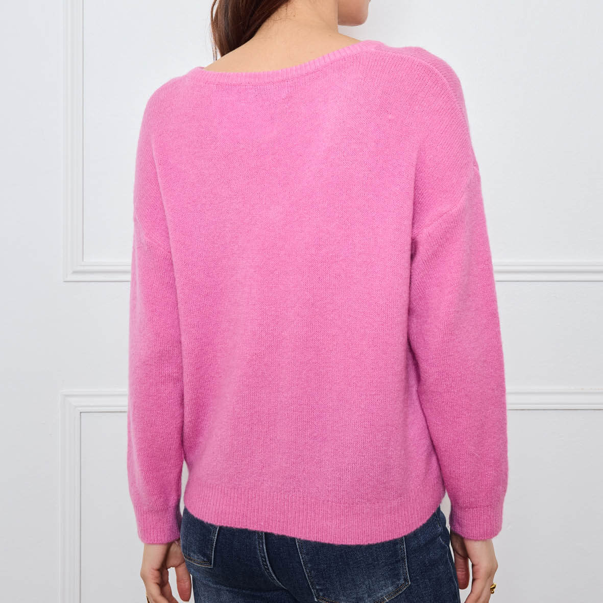 PULL COL V OPALINE HYACINTHE - André