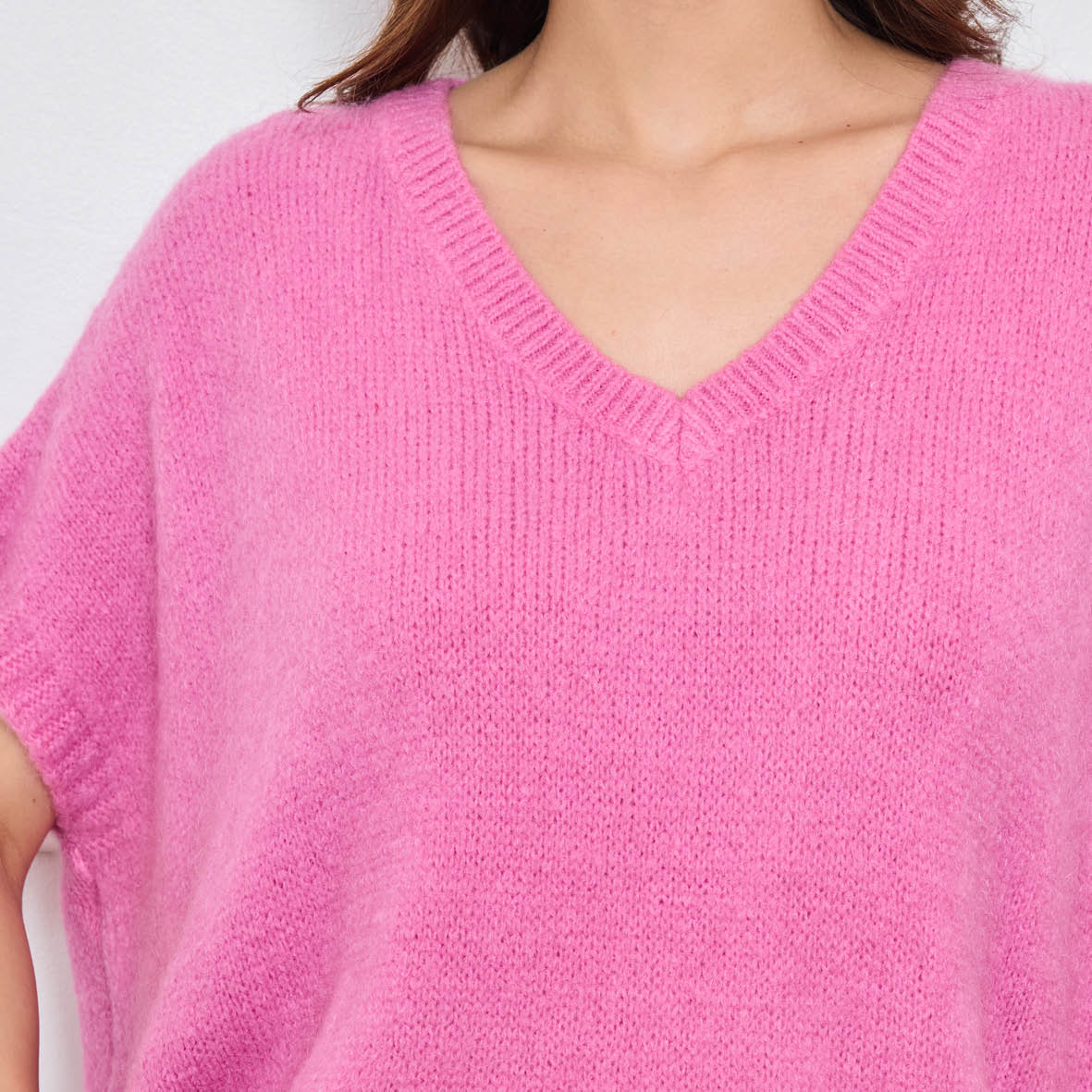 COL V OVERSIZED SANS MANCHES MILIE HYACINTHE