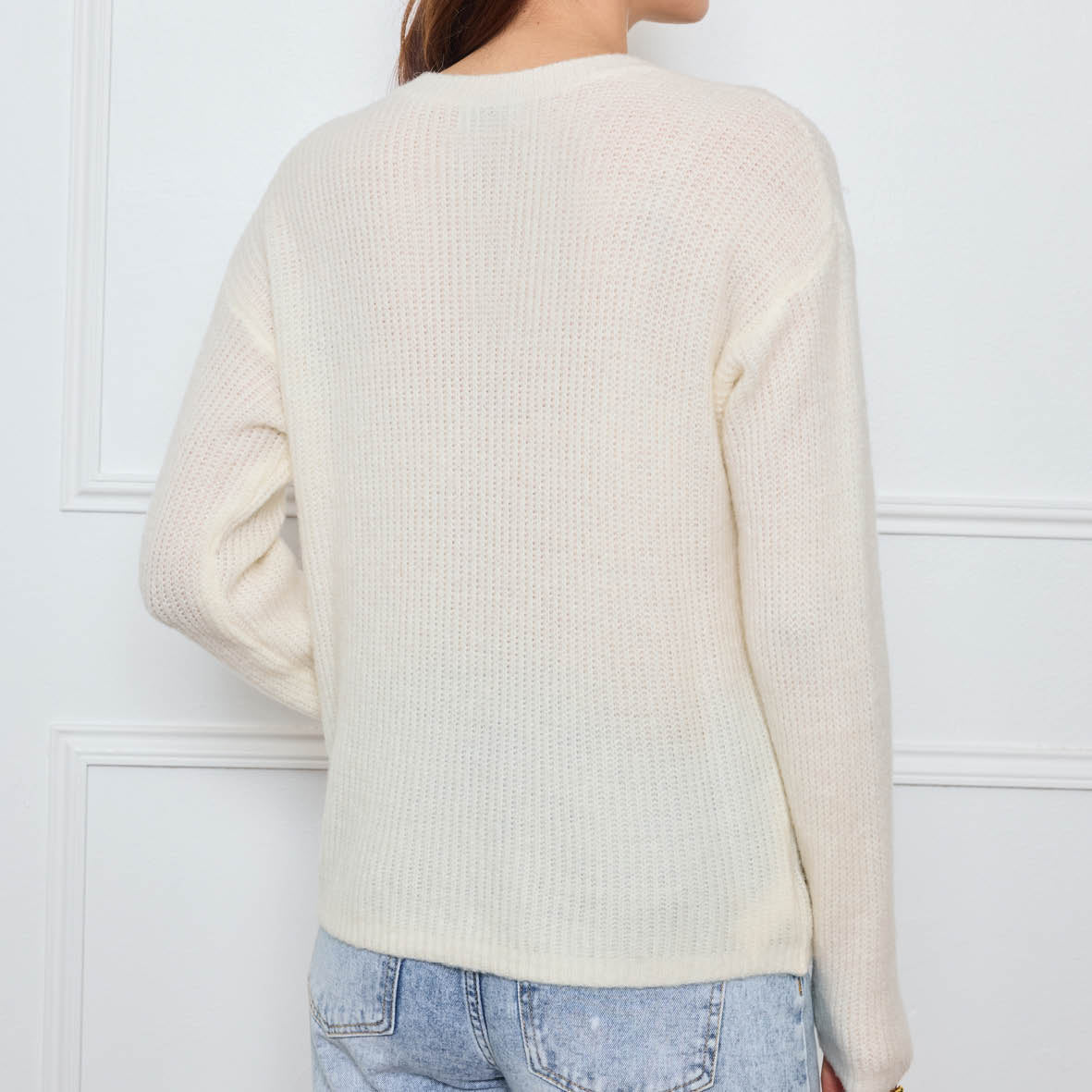 COL ROND AVELINE BLANC