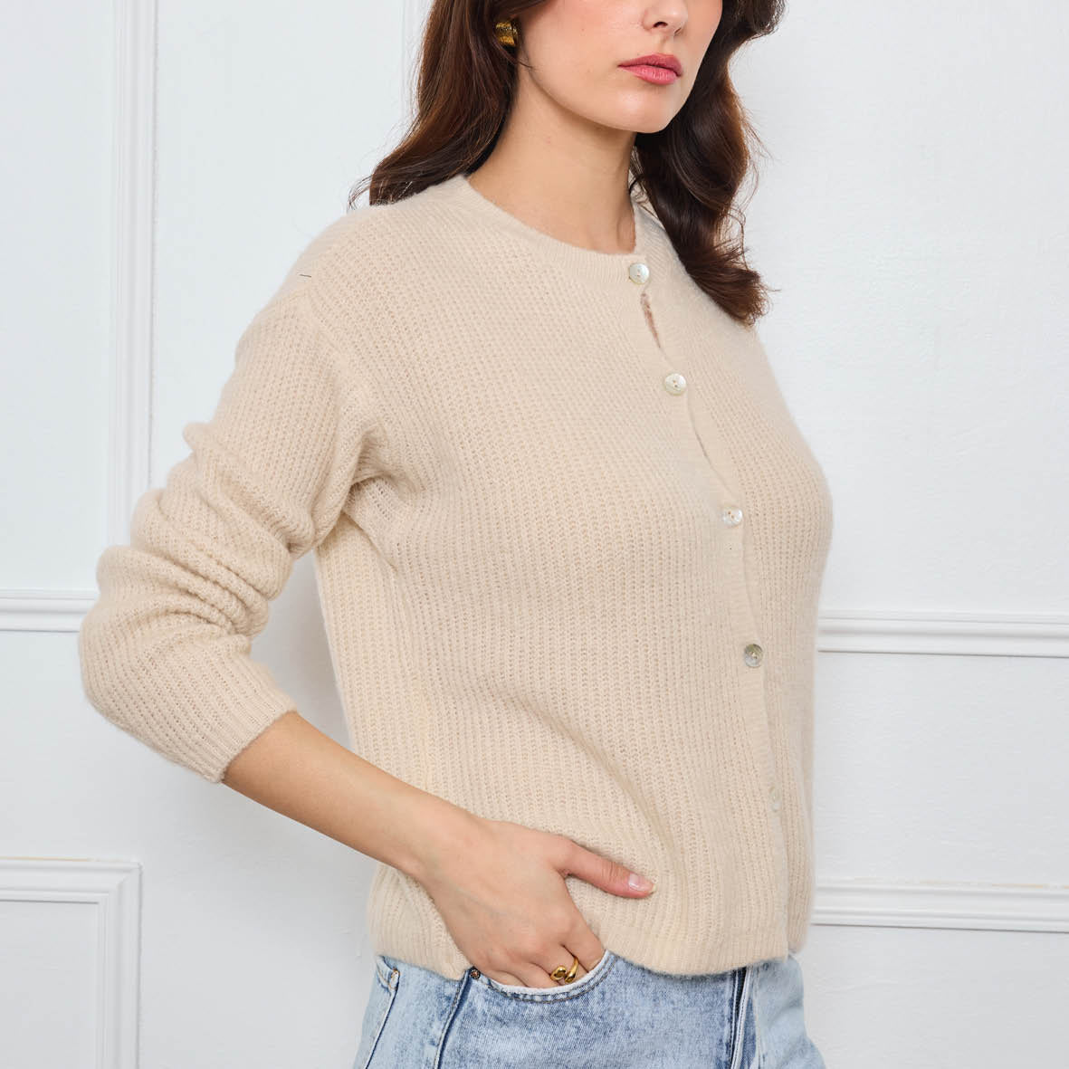 COL ROND AVELINE BEIGE