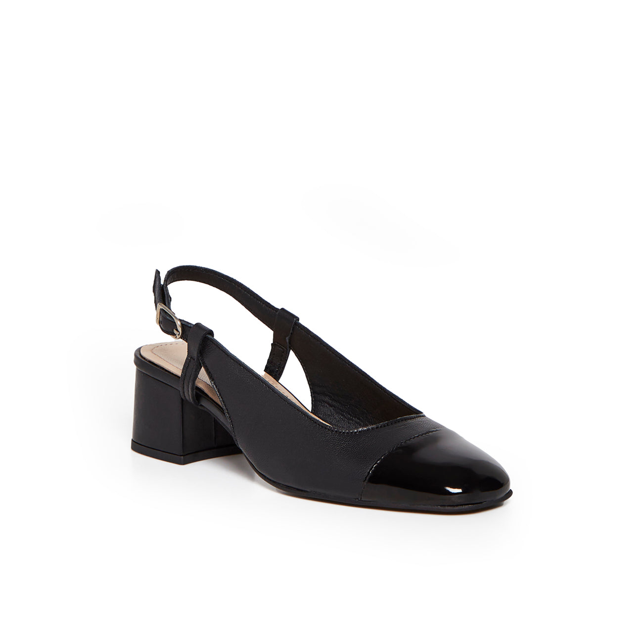 SLINGBACK BRUNIE NOIR - André