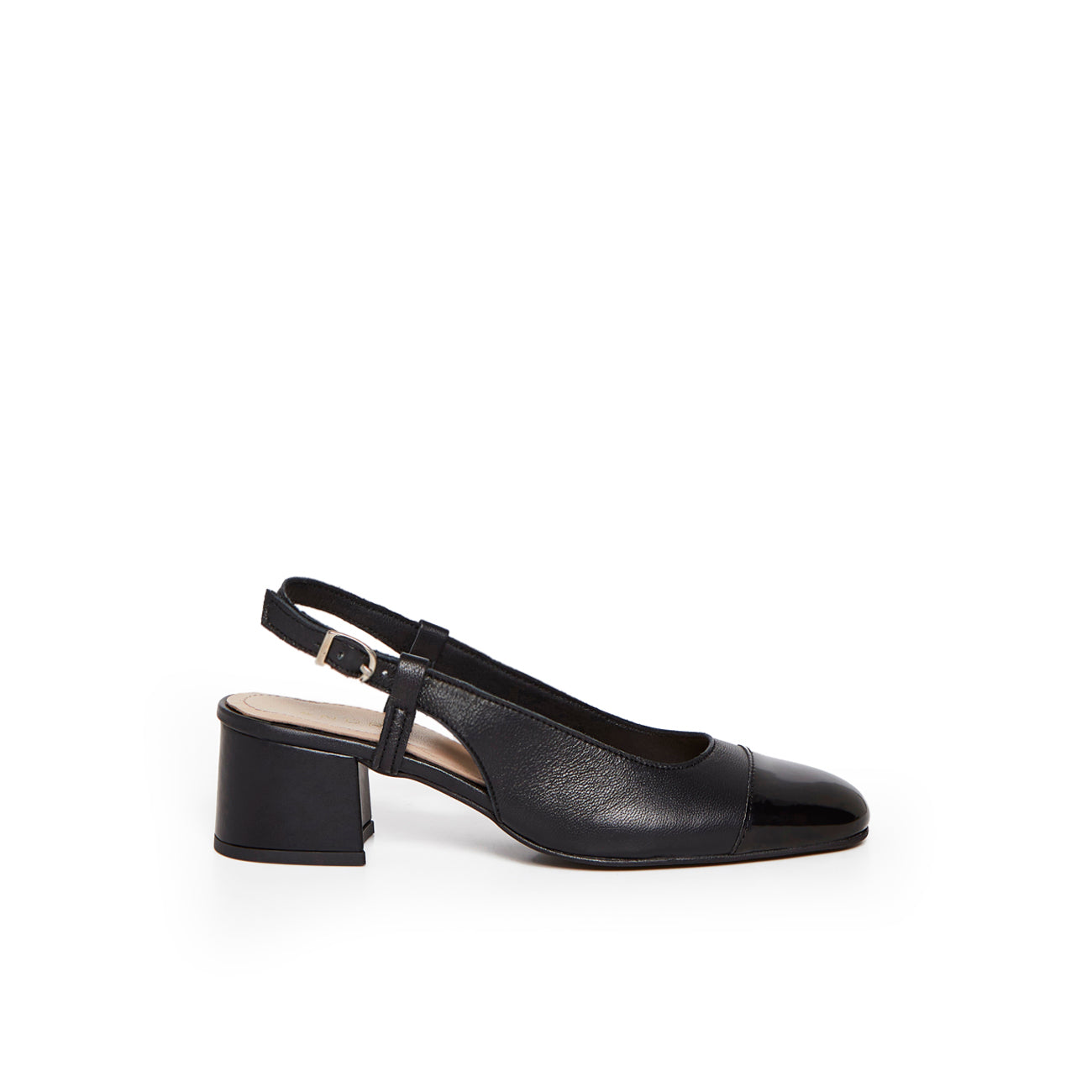 SLINGBACK BRUNIE NOIR - André