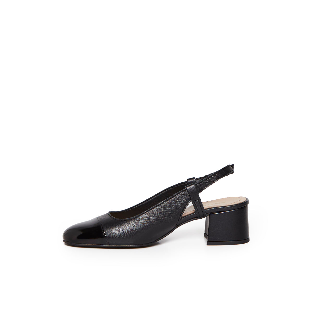 SLINGBACK BRUNIE NOIR - André
