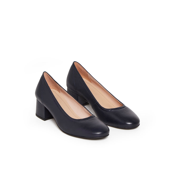 ESCARPIN NINAROSE BLEU MARINE - André