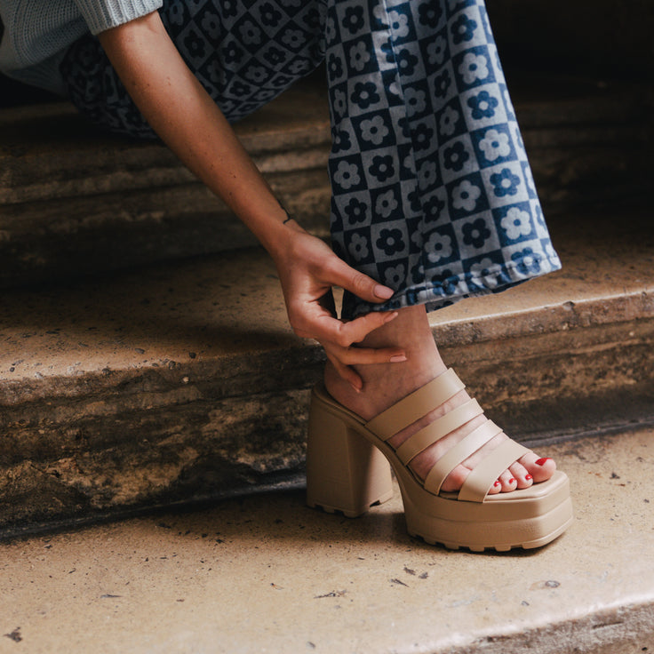 MULE ULILOU BEIGE - André