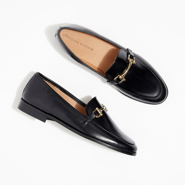 AURORELLE NOIR - MOCASSIN