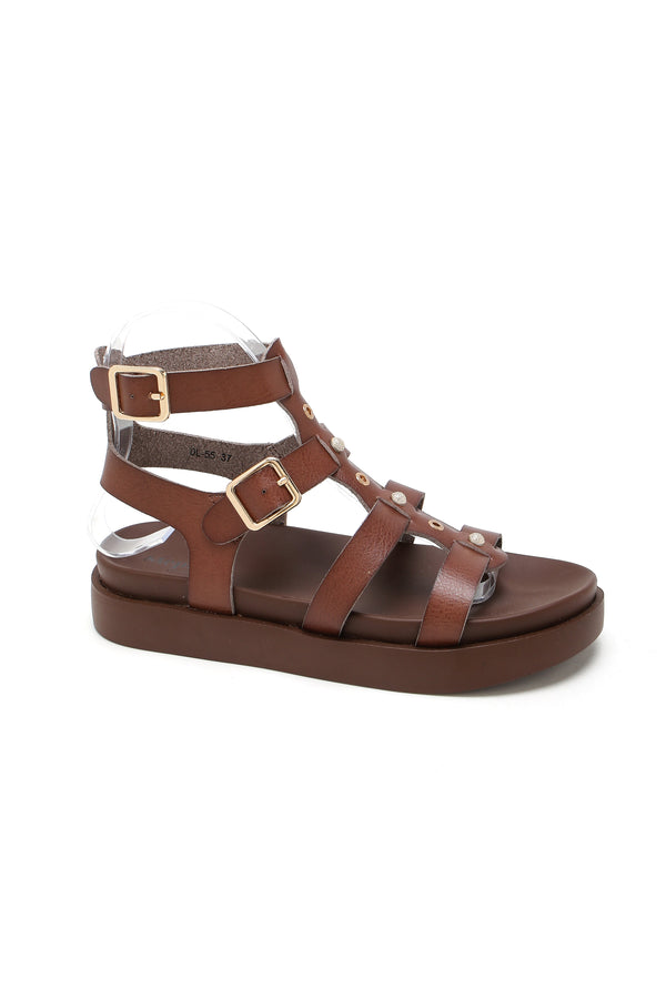 EDELTRAUD MARRON - SANDALE