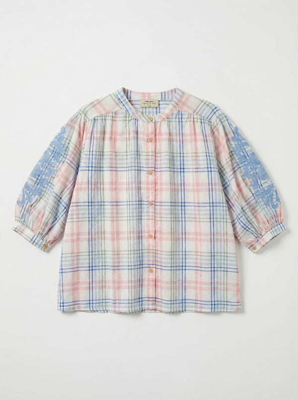 ELÉONORE BLEU CIEL - BLOUSE