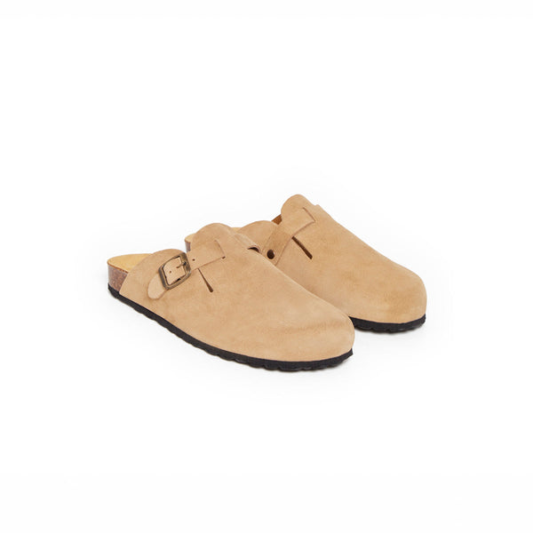 ISABEAU BEIGE SUEDE - MULE