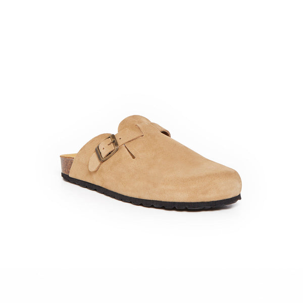 ISABEAU BEIGE SUEDE - MULE