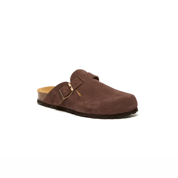 ISABEAU CHOCOLAT SUEDE - MULE