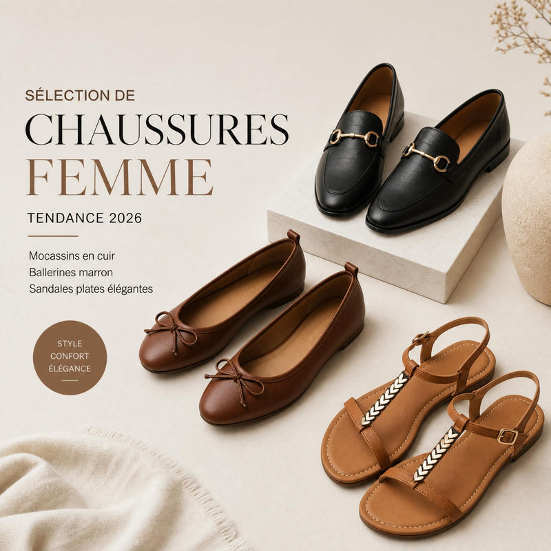 Chaussures femme 2026 : quel modèle choisir entre mocassins, ballerines et sandales ?