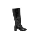 LEZIA NOIR CROCO