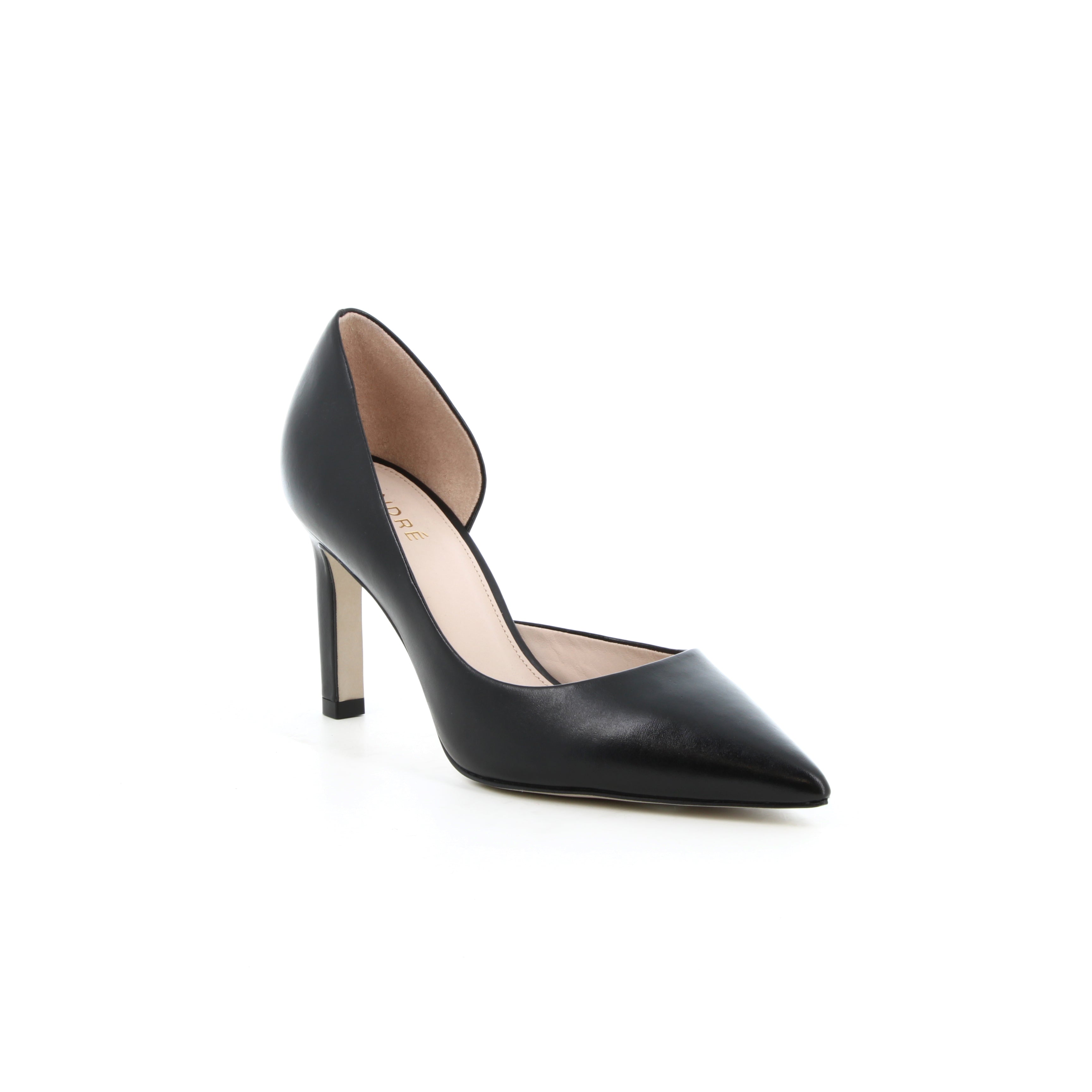 Escarpins En Daim Bleu ANDRE - Pointure 36 EU - Talons Cône Bas - Occasion Très Bon état