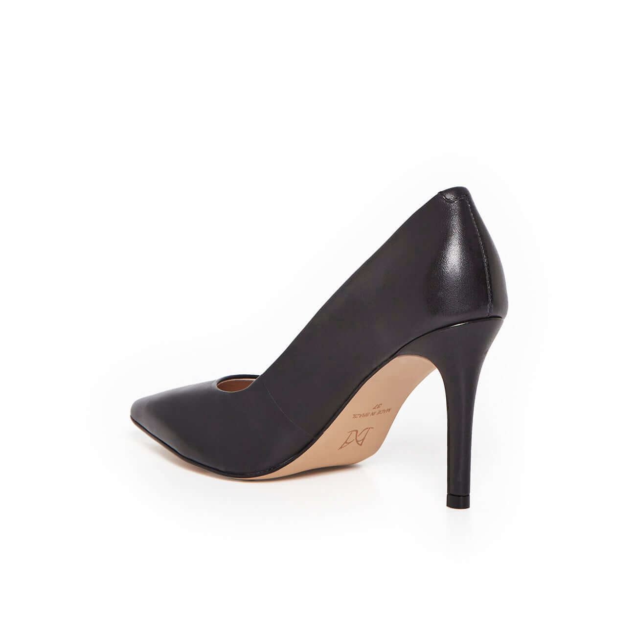 ANDRE Escarpins Sandales Cuir Ajouré Noir Talons Hauts Fins T 38 TBE ANDRE Escarpins Sandales Cuir Ajouré Noir Talons Hauts Fins T 38 TBE