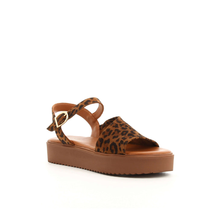 SANDALE MYRTILLE LEOPARD - André