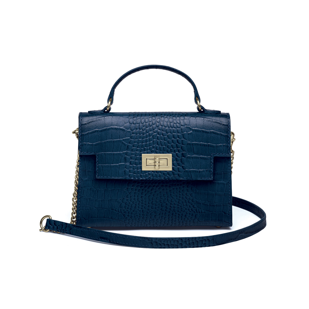 SAC À MAIN MONCEAU CUIR CROCO - André