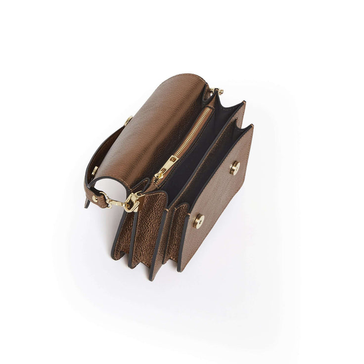 SAC À BANDOULIÈRE BELLEVILLE BRONZE - André