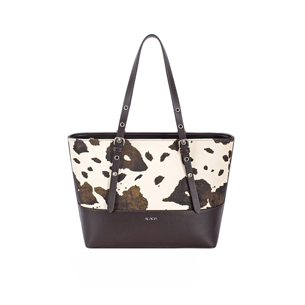 ORIANE BROWN COW PRINT