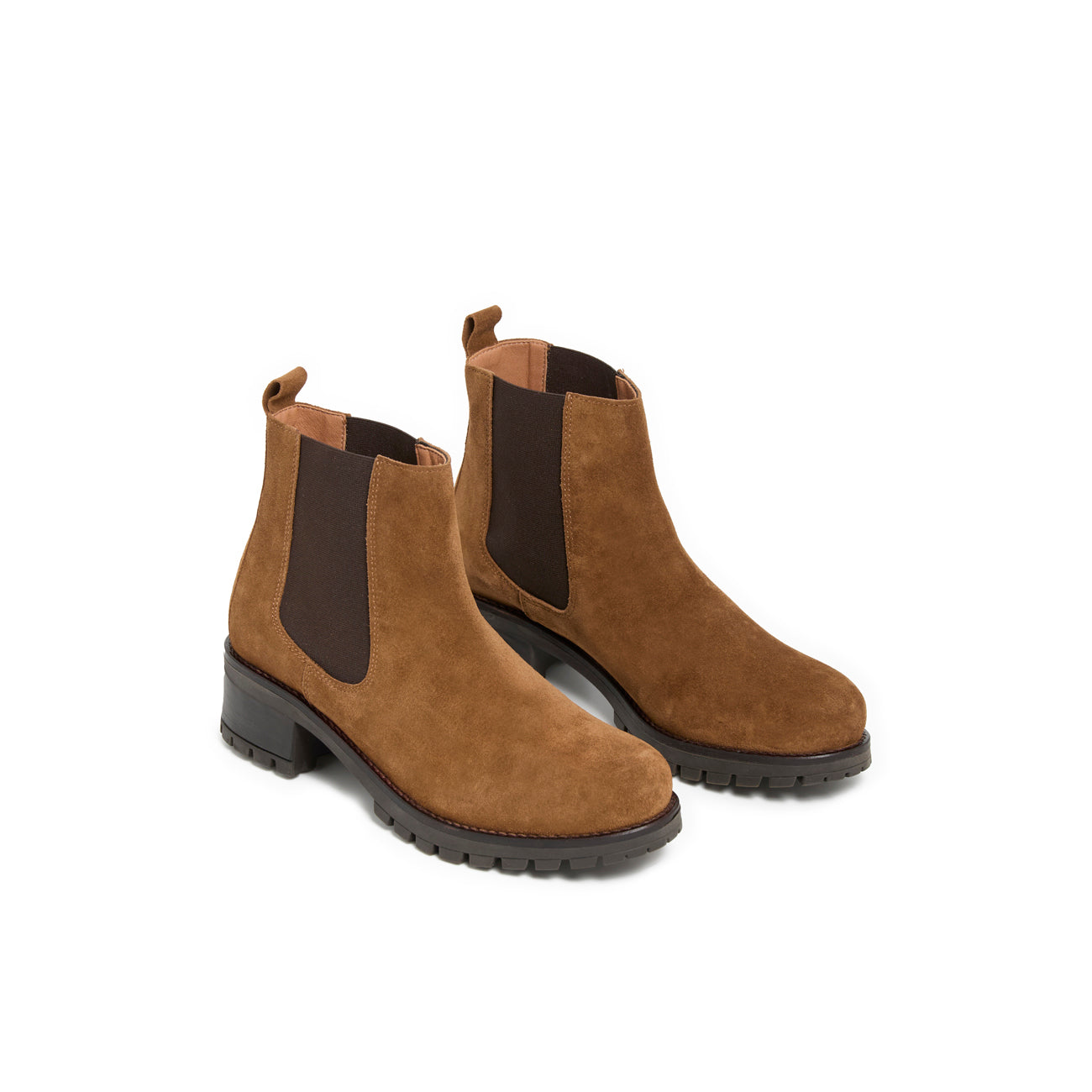andré bottines caramel
