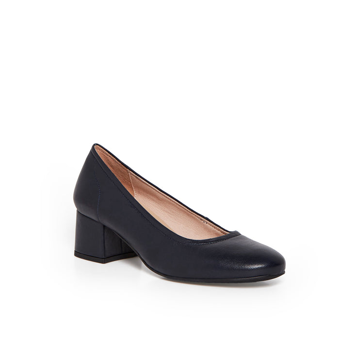 ESCARPIN NINAROSE BLEU MARINE - André