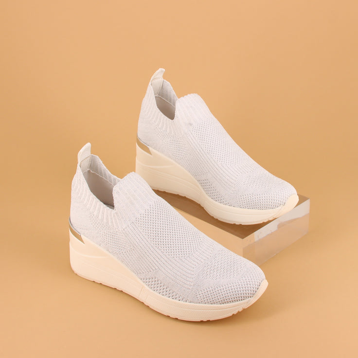 BASKETS SHAKI BLANC - André