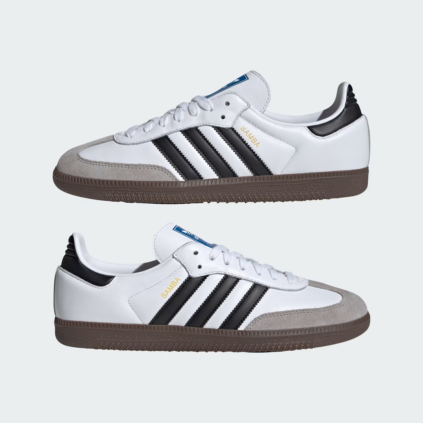 ADIDAS SAMBA MAN BLANC/NOIR/GRIS