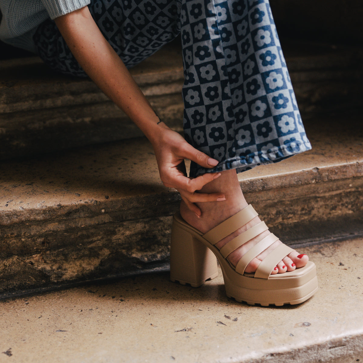 MULE ULILOU BEIGE - André