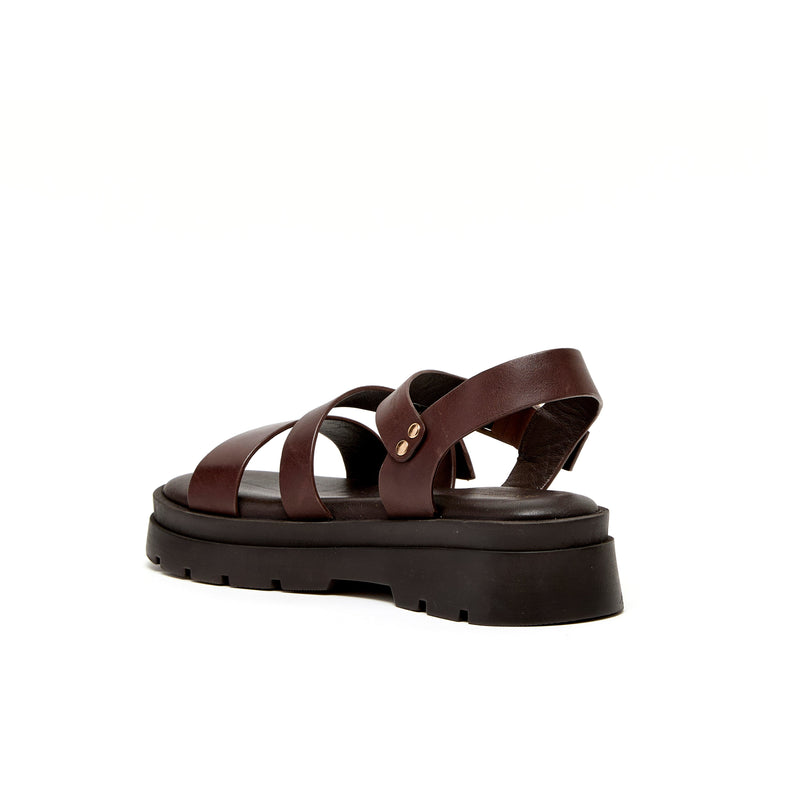 ADONIANE MARRON CHOCOLAT - SANDALE