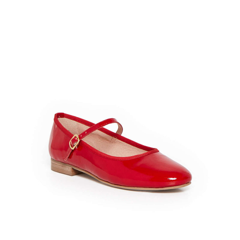BALLERINE AGATHE ROUGE - André