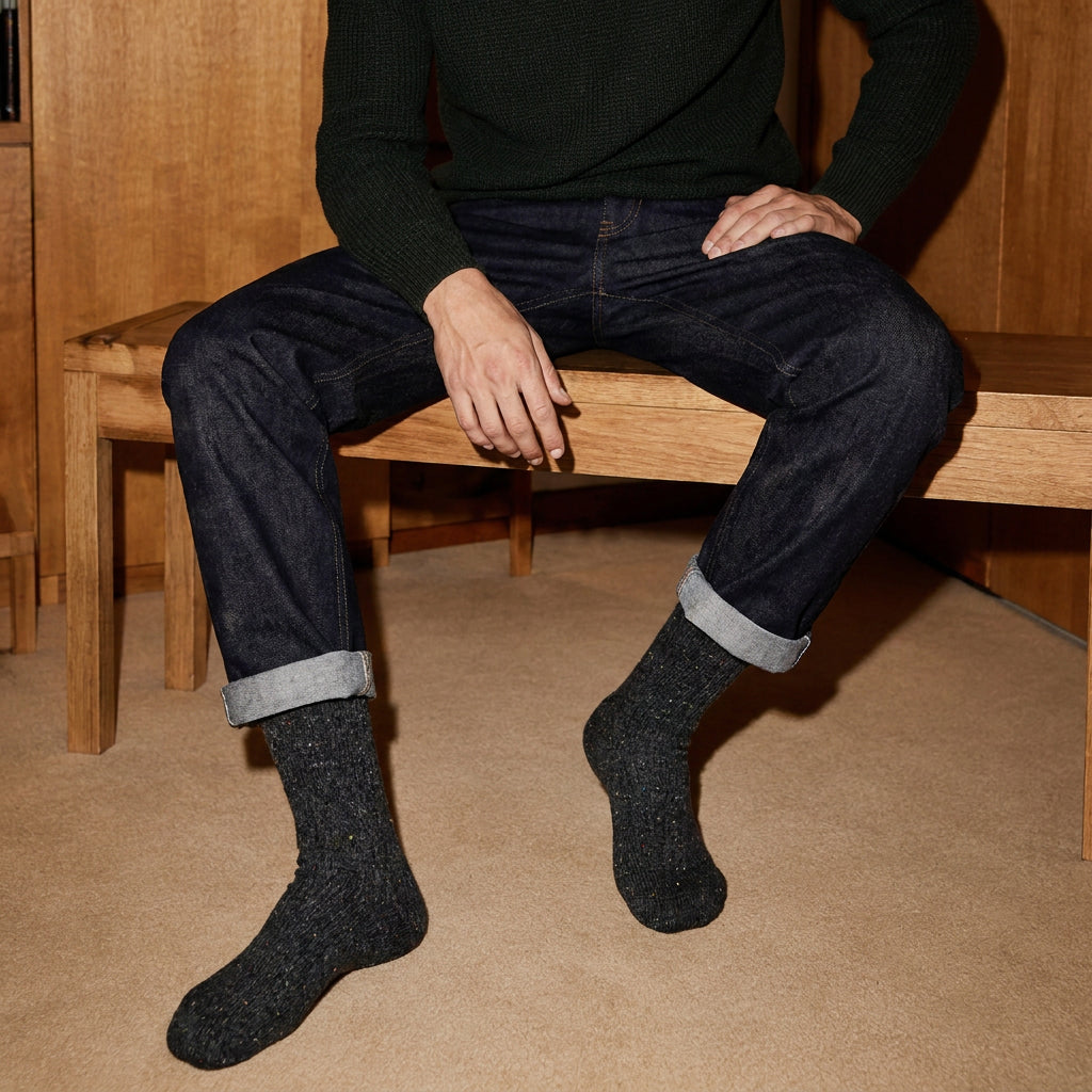 Chaussettes en laine Alliance - Anthracite