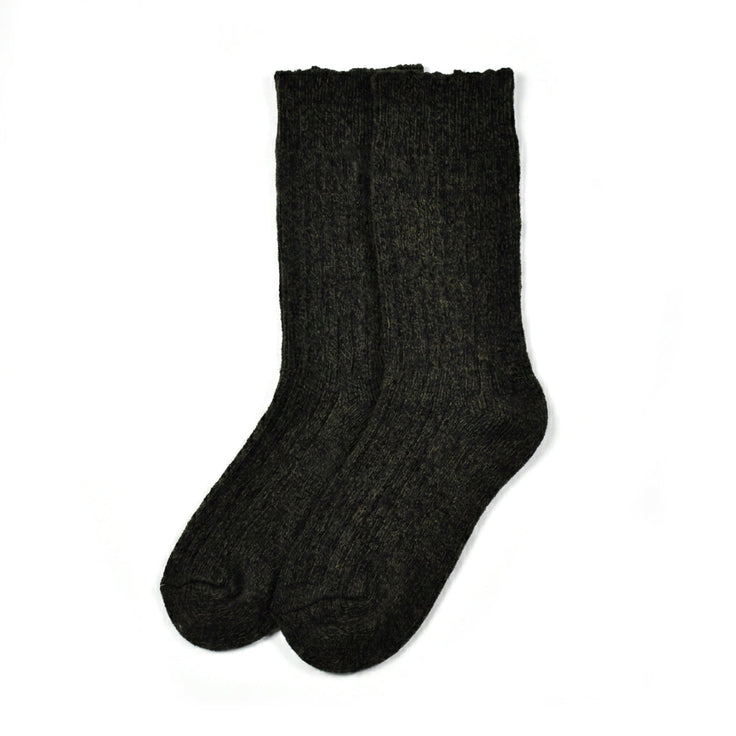 Chaussettes en laine Alliance - Vert foncé