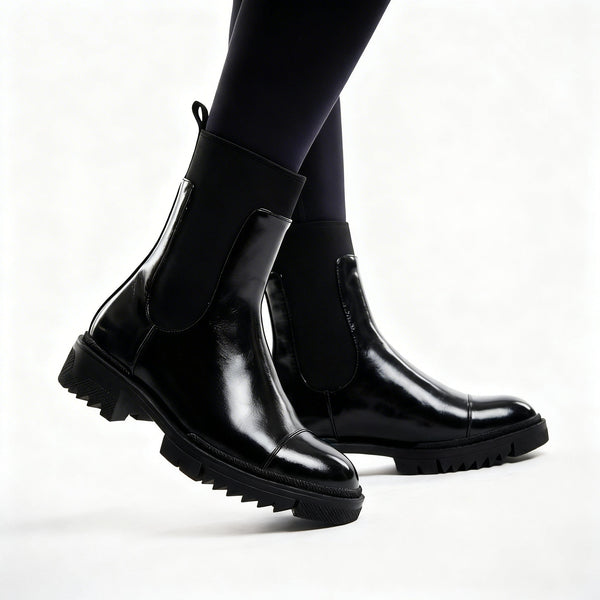 ANDREAS NOIR VERNIS - BOOTS