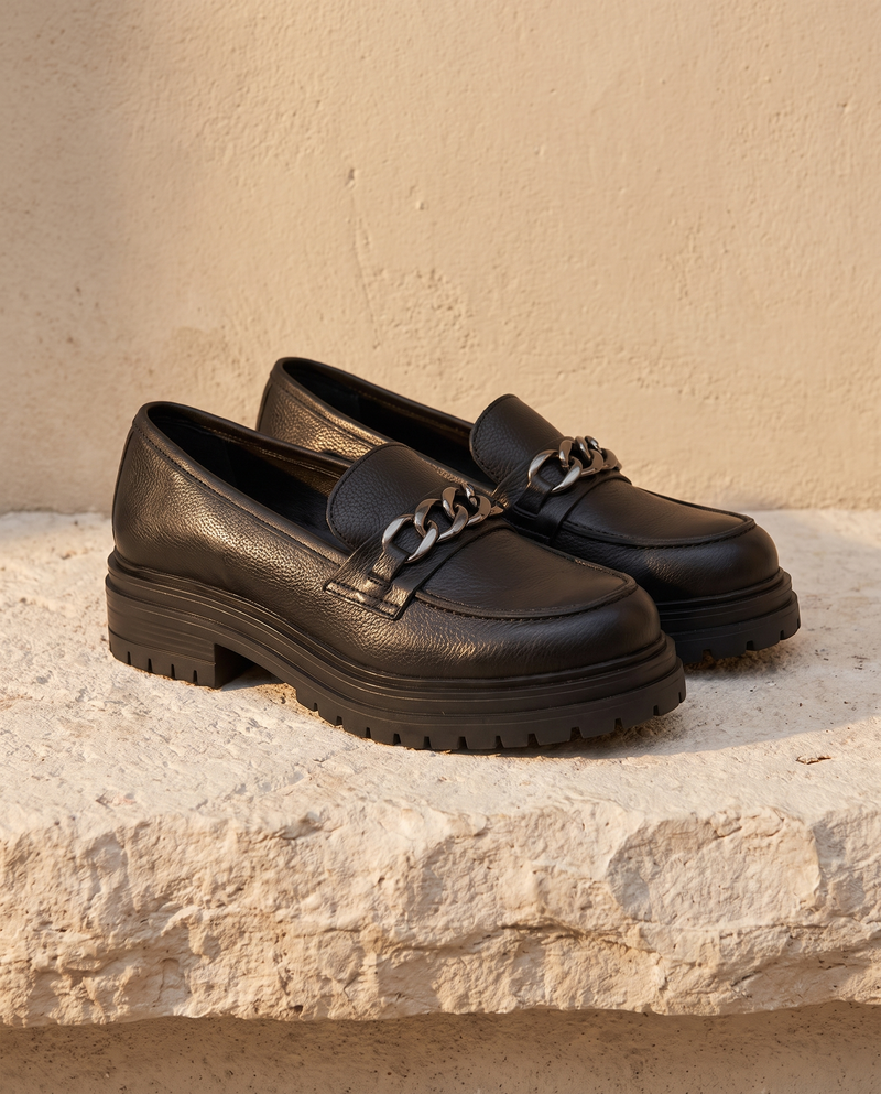 ANTONISA NOIR - MOCASSIN