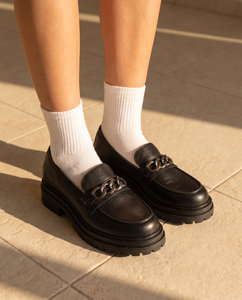 ANTONISA NOIR - MOCASSIN