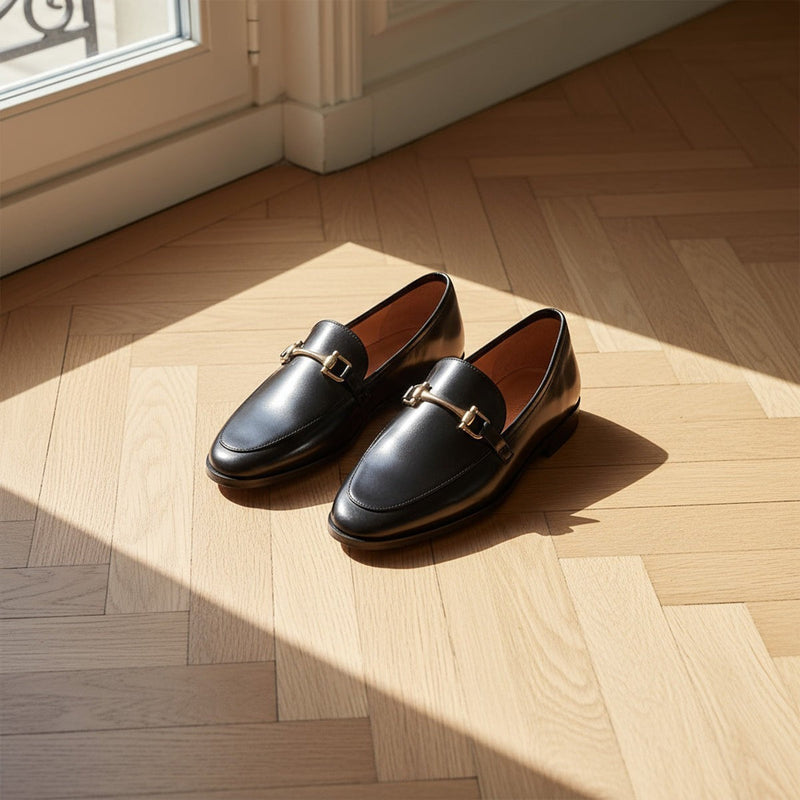 AURORELLE NOIR - MOCASSIN