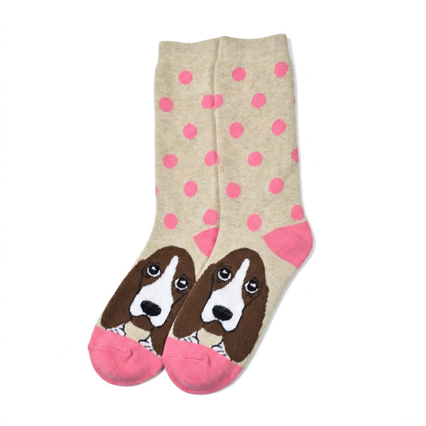 Longues chaussettes Basset - Taupe