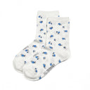 Chaussettes Bleu de Delft - Blanc