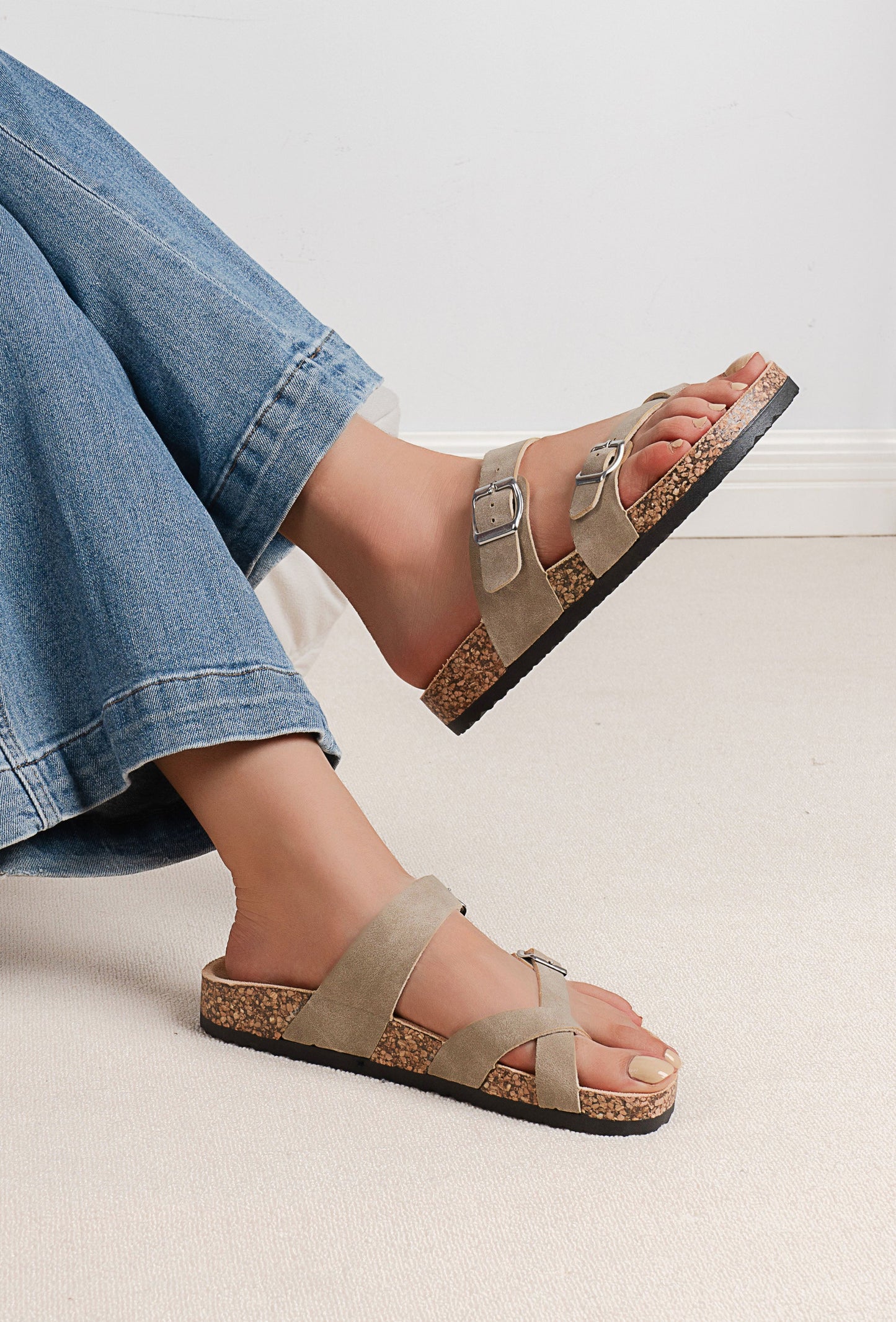 BRITTA TAUPE - MULE